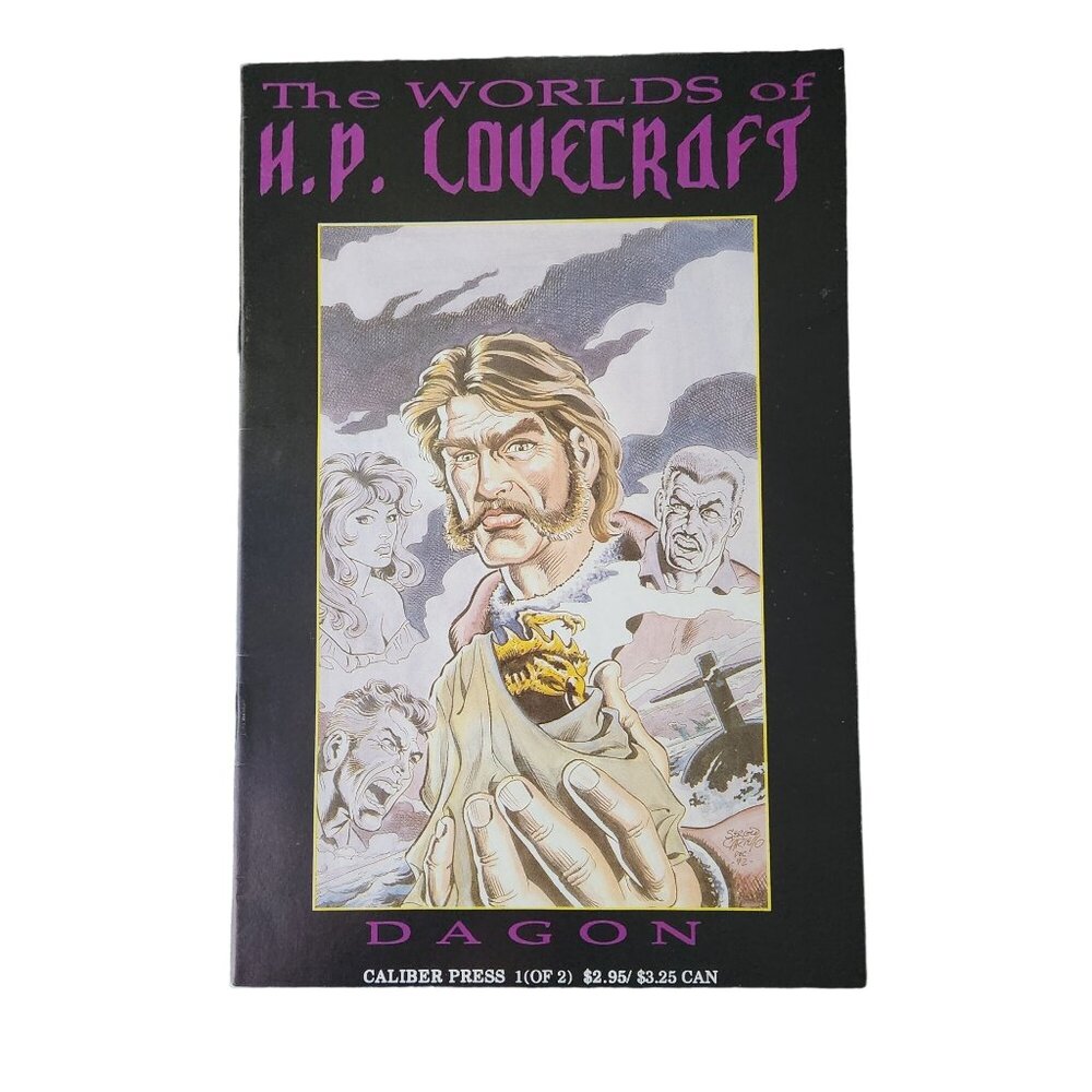The Worlds Of H.P. Lovecraft Dagon #1 Comic Book Collector Bagged Boarded